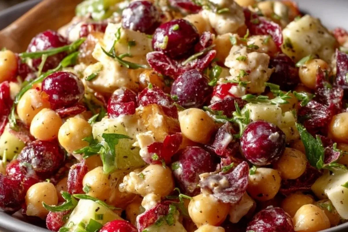 Salade De Pois Chiches Et Canneberges - 1