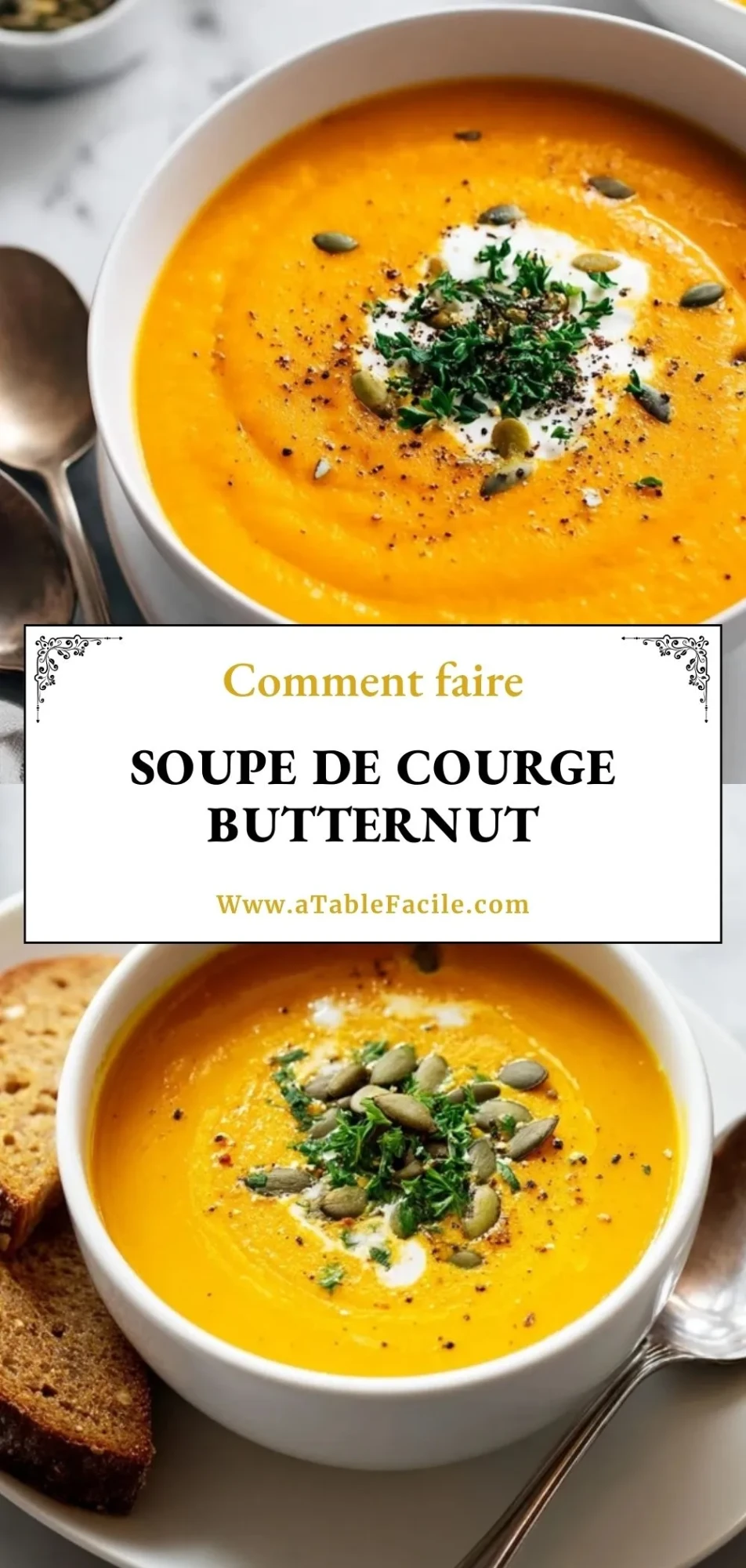 Soupe De Courge Butternut - Pin 1