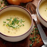 Soupe Simple Aux Pommes De Terre Et Poireaux- 1