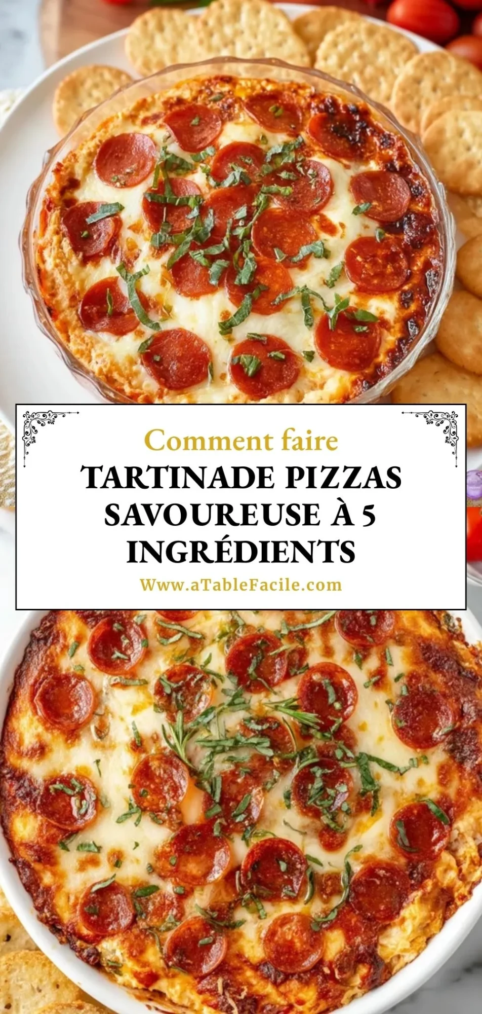 Tartinade Pizzas Savoureuse à 5 Ingrédients - Pin 1