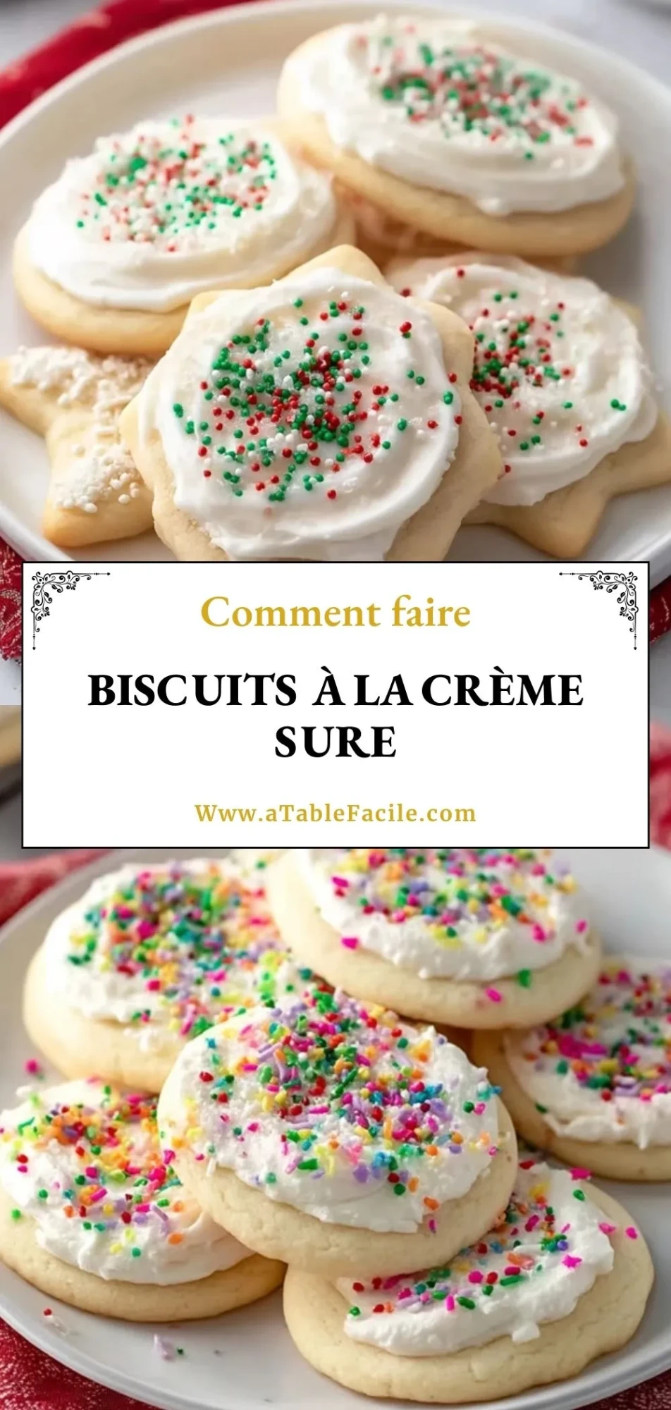 Biscuits À La Crème Sure - Pin 1