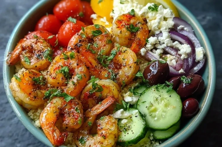 Bol De Crevettes Méditerranéen Facile - 1