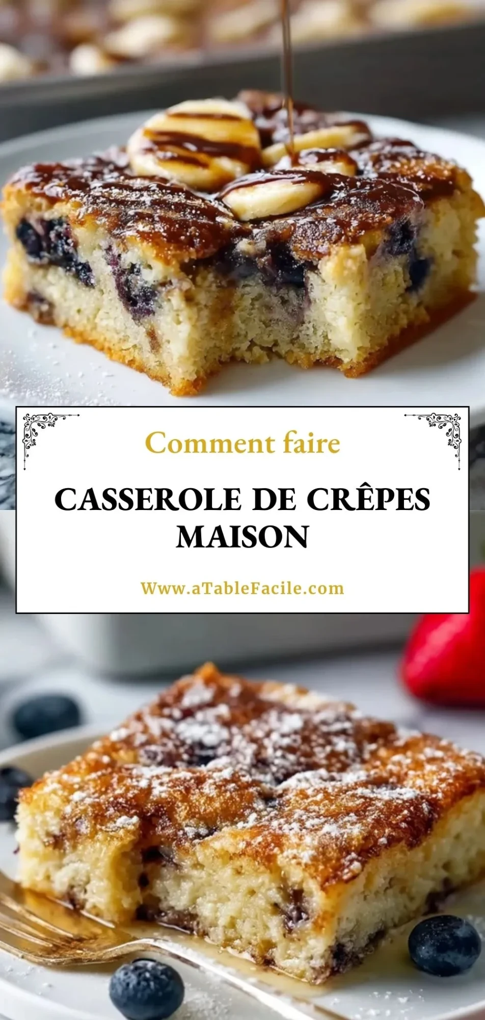 Casserole De Crêpes Maison - Pin 1