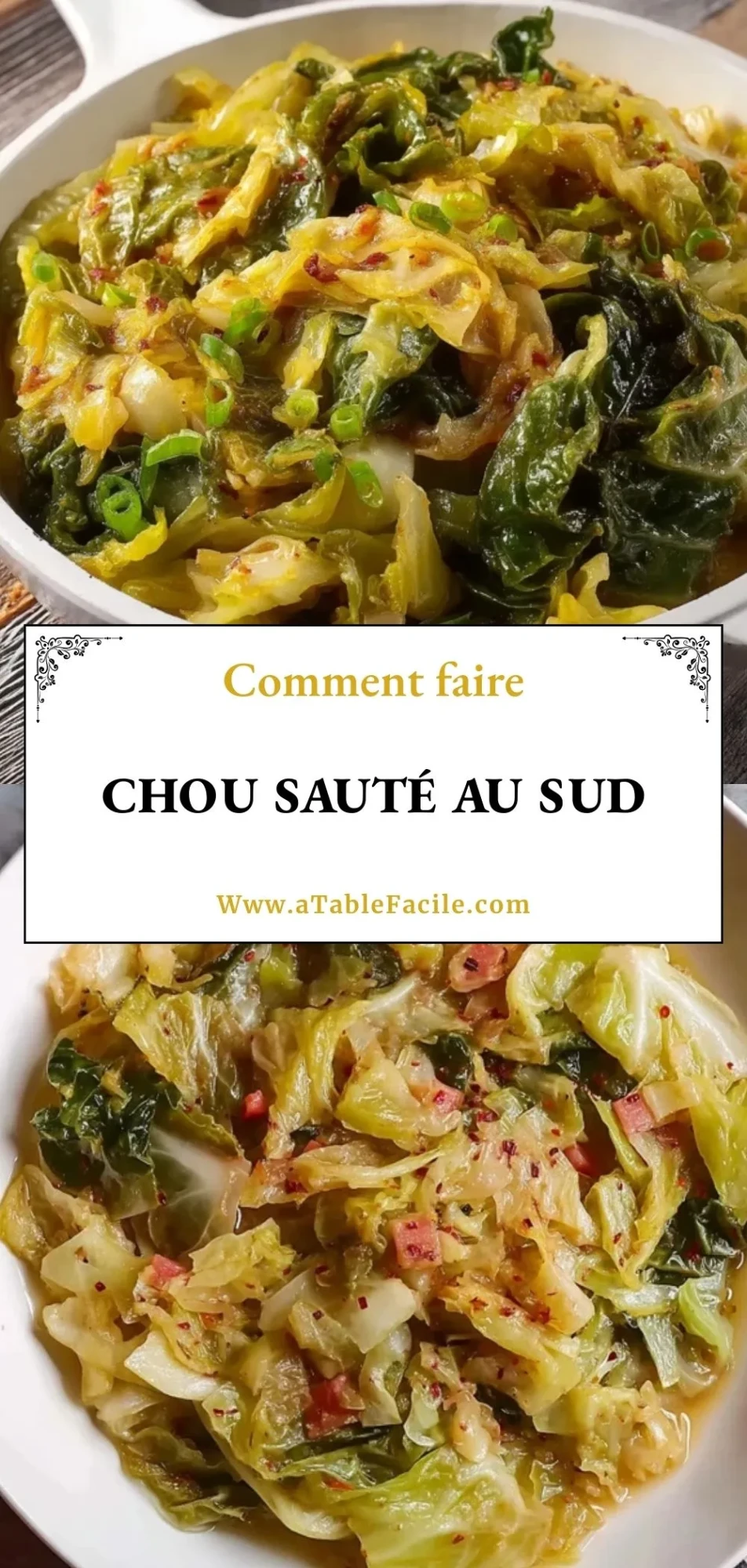Chou Sauté au Sud - Pin 1