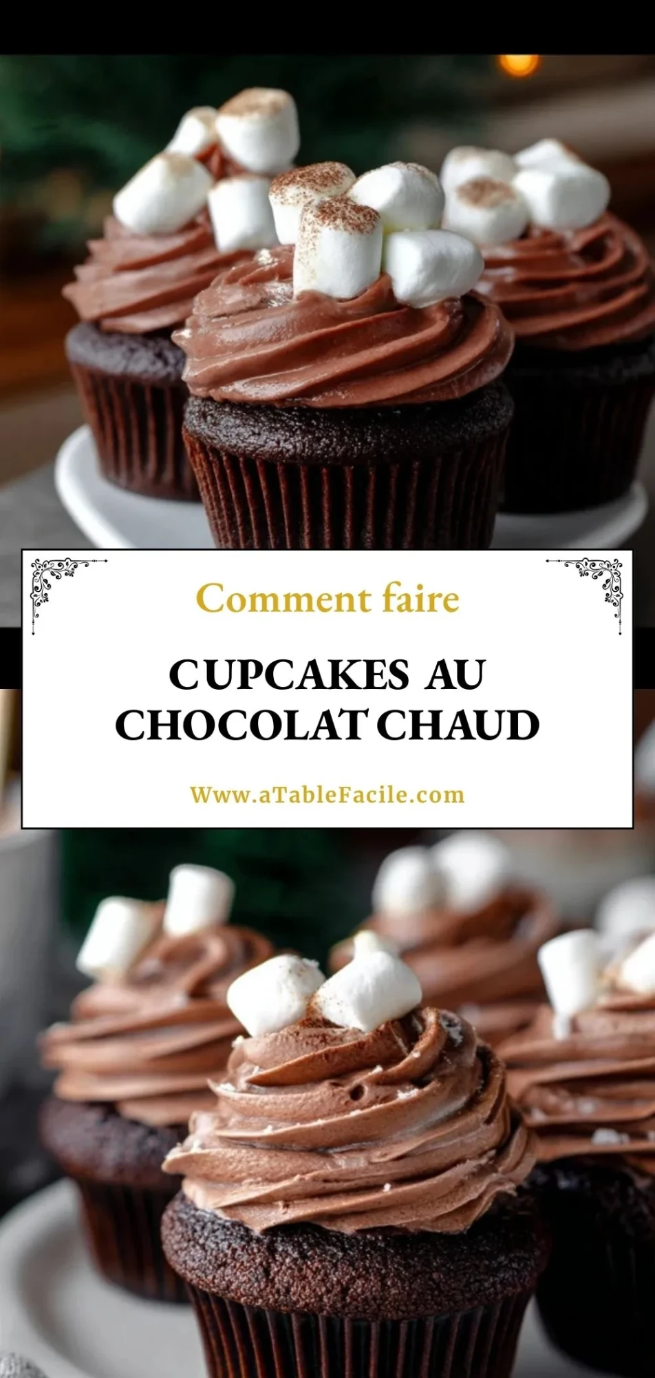 Cupcakes Au Chocolat Chaud - Pin 1