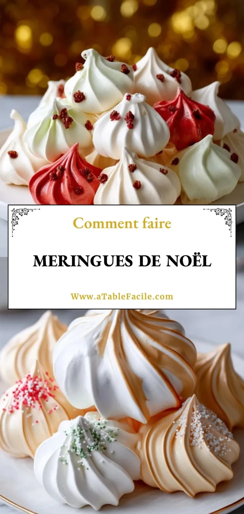 Meringues de Noël
