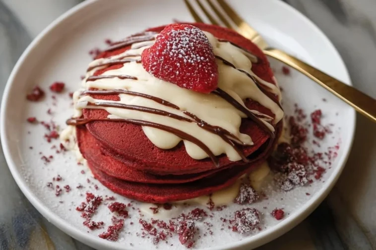 Pancakes Velvet Rouge