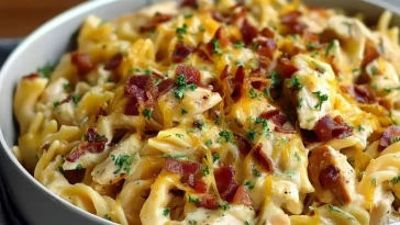 Pâtes au Poulet Crémeuses