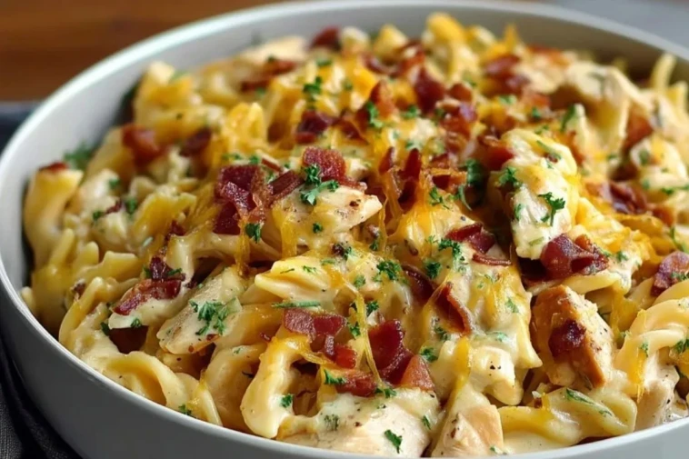 Pâtes au Poulet Crémeuses