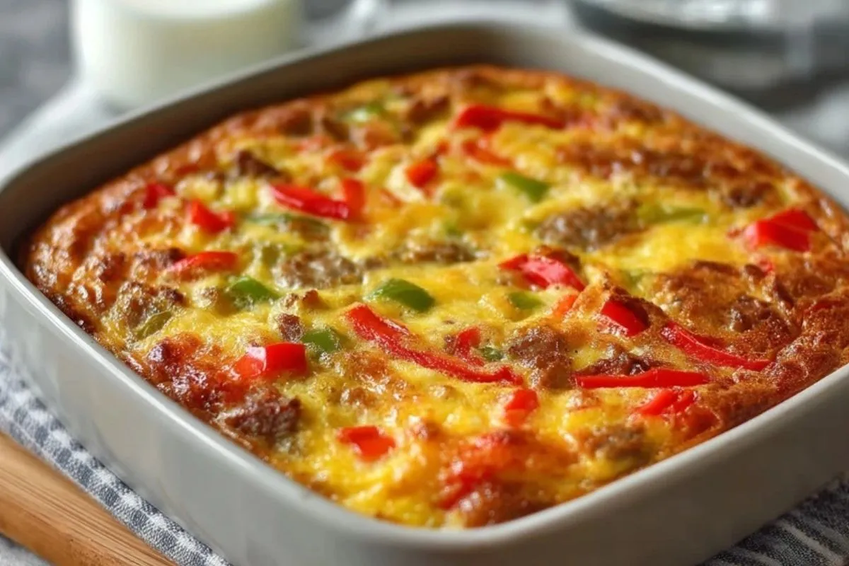 Quiche Aux Saucisses Et Poivrons Juteuse