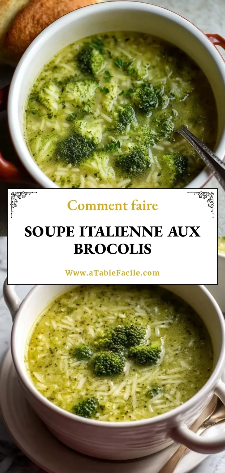 Soupe Italienne Aux Brocolis
