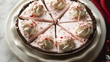 Tarte Au Menthe Poivrée De Noël